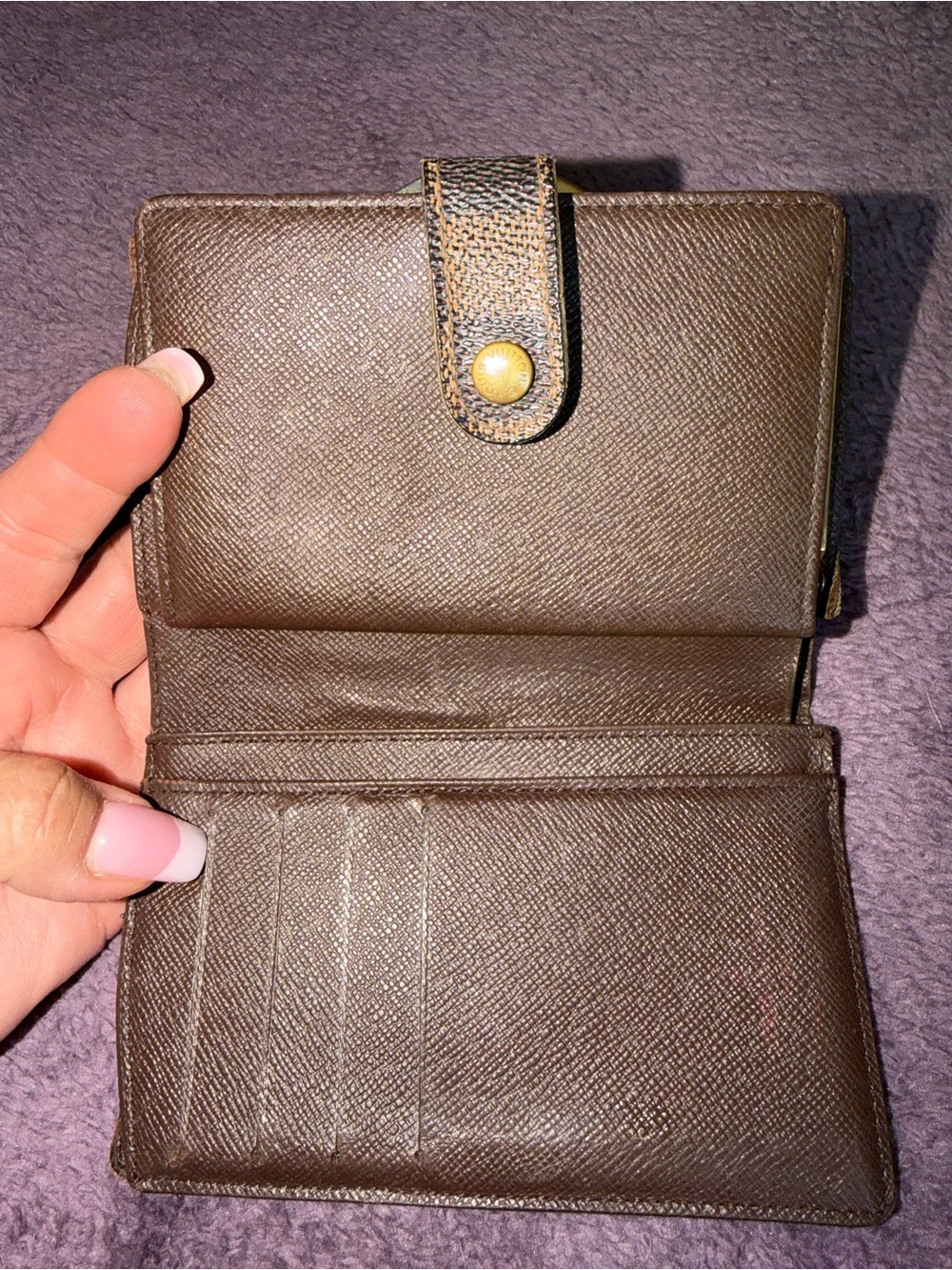 Louis Vuitton 🤎 Brown Damier Canvas Small Wallet - Picture 7 of 9